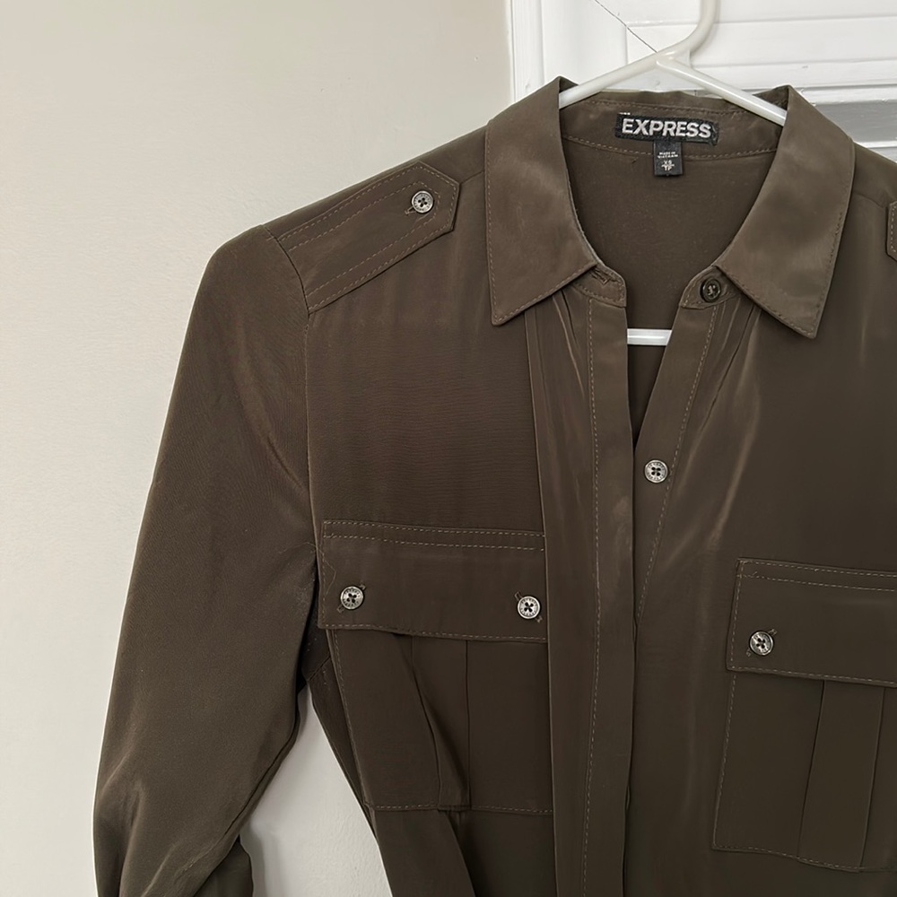 Army Green Dress